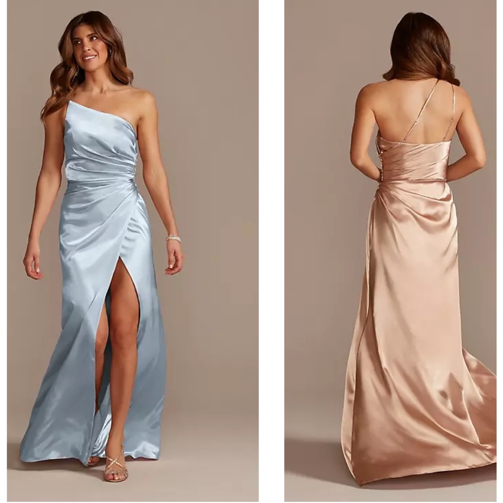 Bridesmaid Dusty Blue Dress